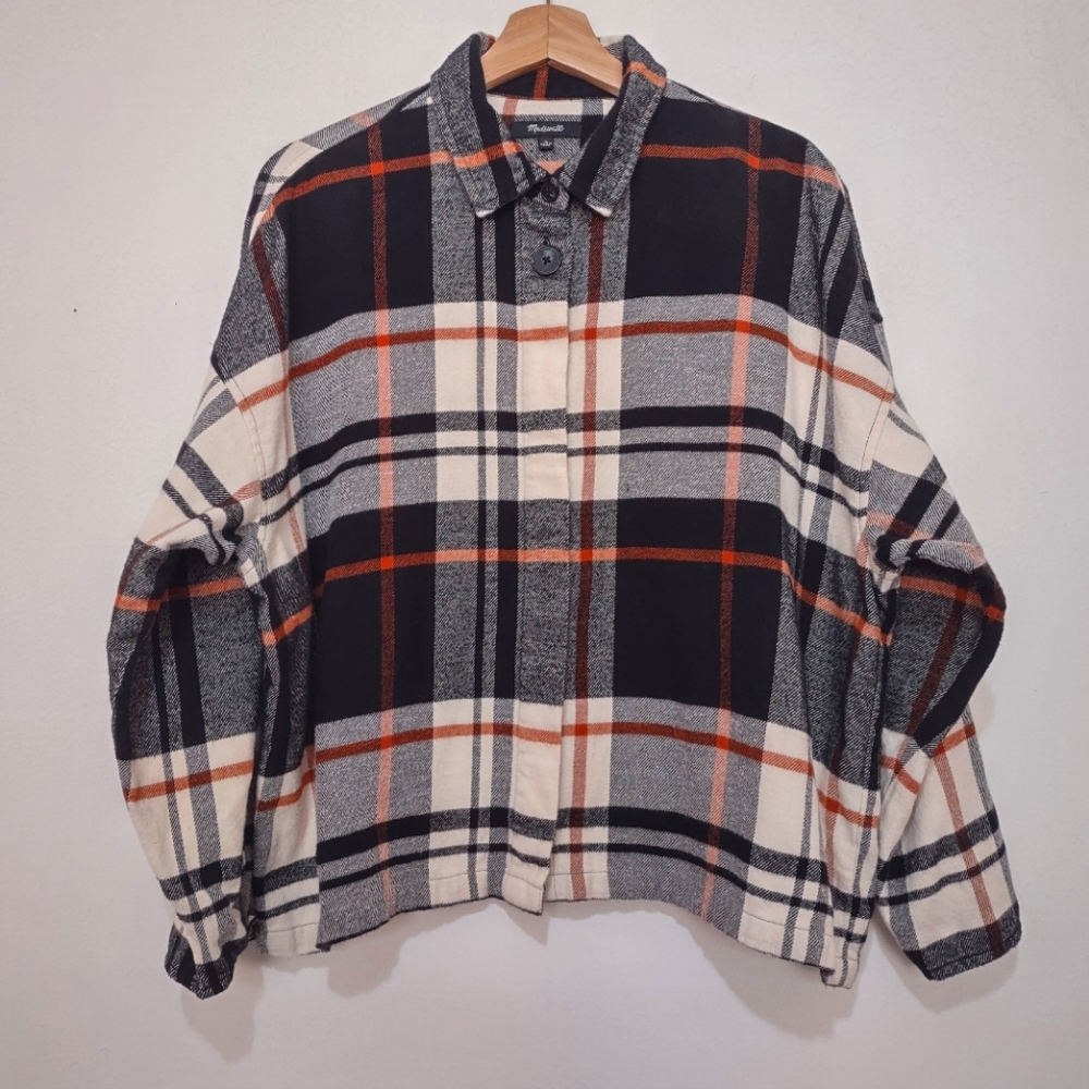 Madewell Bromley Boxy Flannel Shirt